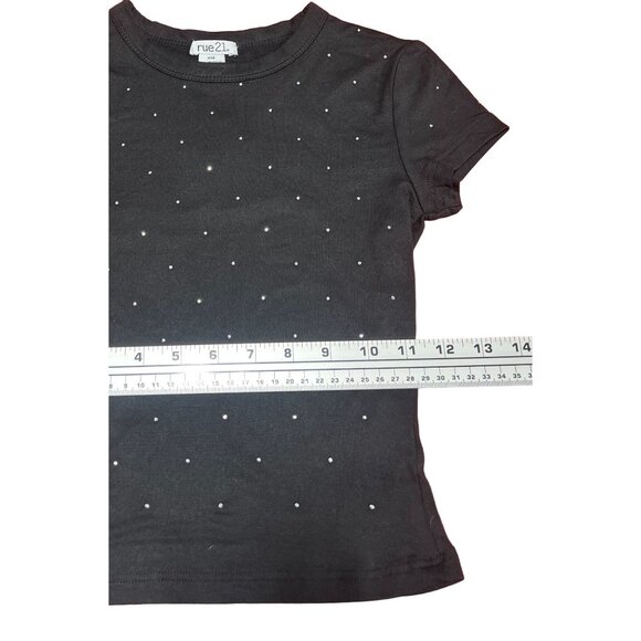 Rue 21 - Women's Short Sleeves T-Shirt - Black - XXS - Picture 4 of 10